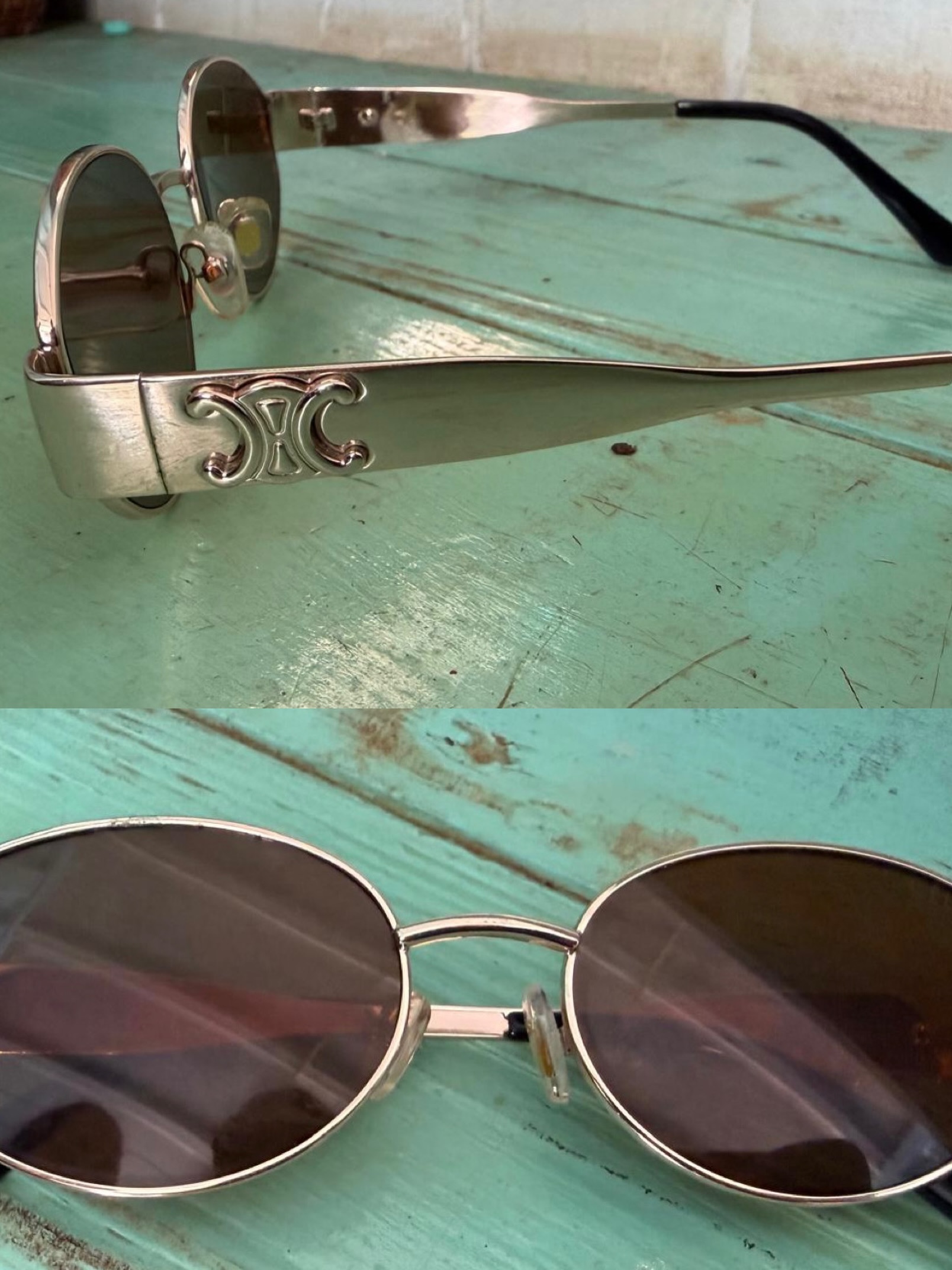 🚨 𝗪𝗥𝗢𝗡𝗚 𝗦𝗨𝗡𝗚𝗟𝗔𝗦𝗦𝗘𝗦 𝗧𝗔𝗞𝗘𝗡 𝗕𝗬 𝗠𝗜𝗦𝗧𝗔𝗞𝗘 
We’re looking for someone who visited our center today and accidentally took the wrong pair of Celine sunglasses. 👓
There is still a gold Celine pair with brown lenses at the center. The silver Celine pair with dark lenses was accidentally taken. Please see the photo. 📸
Did you visit our center today and accidentally took the wrong sunglasses? Please get in touch with us so we can arrange to swap the sunglasses back. 🙏🏼💛
Thank you so much!
🚨 𝗩𝗘𝗥𝗞𝗘𝗘𝗥𝗗𝗘 𝗭𝗢𝗡𝗡𝗘𝗕𝗥𝗜𝗟 𝗠𝗘𝗘𝗚𝗘𝗡𝗢𝗠𝗘𝗡
We zijn op zoek naar iemand die vandaag ons center heeft bezocht en per ongeluk de verkeerde Celine-zonnebril heeft meegenomen. 👓
Er ligt momenteel nog een gouden Celine-zonnebril met bruine glazen in het center. De zilveren Celine-zonnebril met donkere glazen is helaas meegenomen. Zie de foto hieronder. 📸
Heb jij vandaag het center bezocht en per ongeluk de verkeerde zonnebril meegenomen? Zou je je dan bij ons willen melden, zodat we de zonnebrillen weer kunnen omruilen? 🙏🏼💛
Alvast heel erg bedankt!